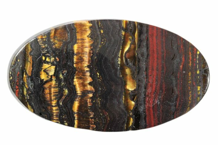 Tiger Iron Stromatolite Oval Cabochon #171321